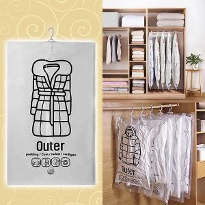 Pakabinami vakuuminiai laikymo maišai - (4 vnt.) | VACUHANG