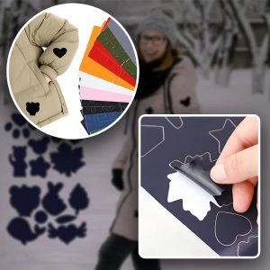 Lipnūs audinių taisymo pleistrai (8x įvairių spalvų) | ZAKRPKA