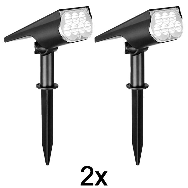 2x Lauko saulės energijos prožektorius | SPOTIKE