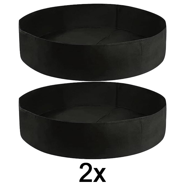 2x Tekstilinė pakelta lysvė – 90 x 30 cm, kvėpuojantis veltinis | PLANTIE