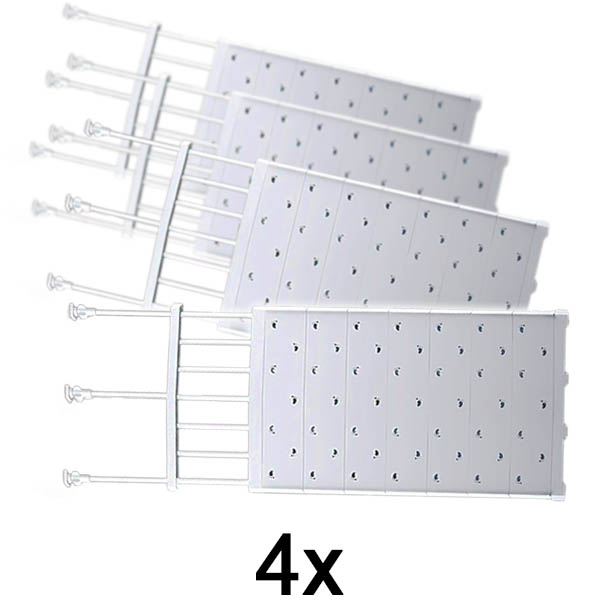 4x Išplečiamas lentynų stelažas | SHELFEXPEND